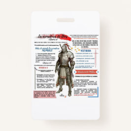 TARJETAS DE IDENTIFICACION PERSONAL バッジ