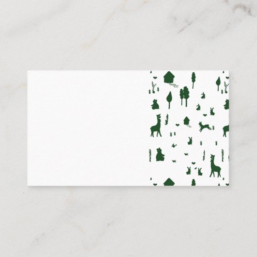 Tarjetas de invitación  名刺 (裏面)