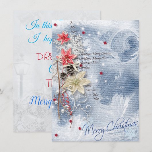 Tarjetas de Navidad (正面/裏面)
