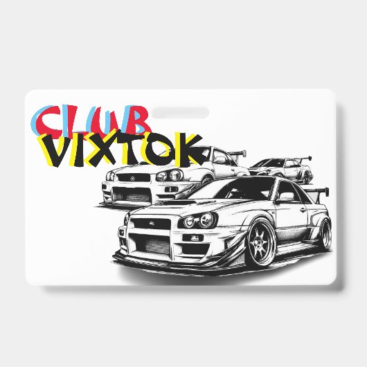 Tarjetas de presentación バッジ (正面)