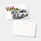 Tarjetas de presentación バッジ (正面＆裏面)