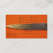 Tarjetas de Presentacion CHEF 名刺 (裏面)
