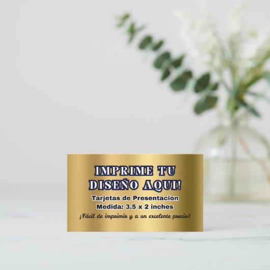 Tarjetas de Presentacion para Negocio 名刺 (スタンド正面)