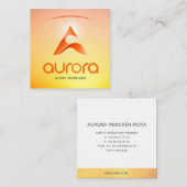 TARJETAS DE VISITA スクエア名刺 (正面/裏面)