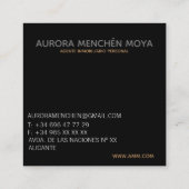 TARJETAS DE VISITA スクエア名刺 (裏面)