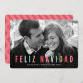 Tarjetas Navidenass de Foto | Feliz Navidad シーズンカード (正面/裏面)