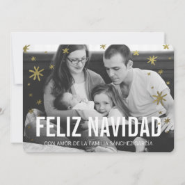 Tarjetas Navidenass de Foto | Nieve de Oro シーズンカード