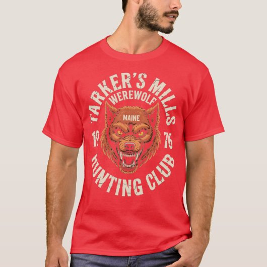 Tarker's Mills Werewolf Hunting Club Tシャツ (正面)