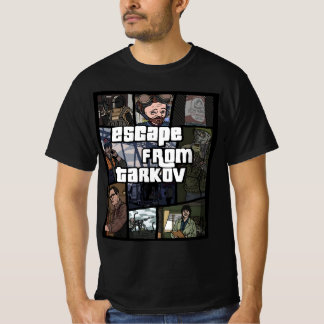 Tarkov Redditファンアートからの脱出 Tシャツ