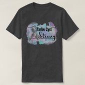tarlov cyst Awareness  Tシャツ (デザイン正面)