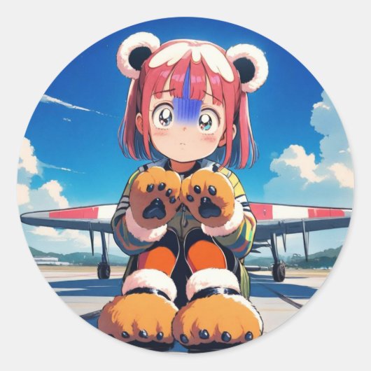 Tarmac上のテディ・イヤーズ ラウンドシール (正面)