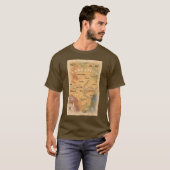 Tarnationでか。 (おもしろいな地図) tシャツ (正面フル)