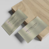 Tarnished Gold Metallic Background 名刺