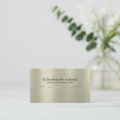 Tarnished Gold Metallic Background 名刺 (スタンド正面)