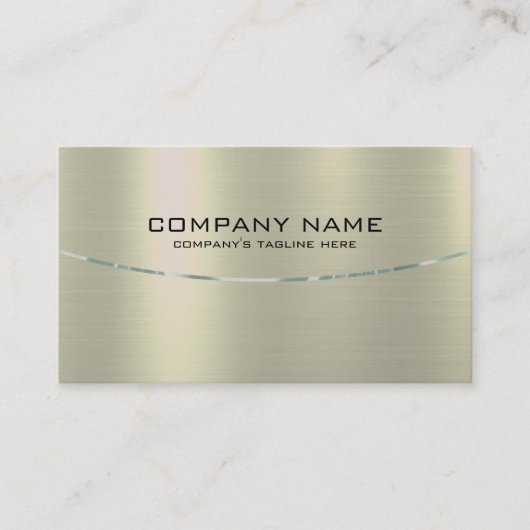 Tarnished Gold Metallic Background 名刺 (正面)