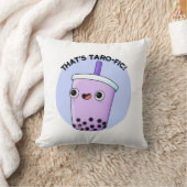 Tarofic Boba Tea Punおもしろいです クッション (ブランケット)