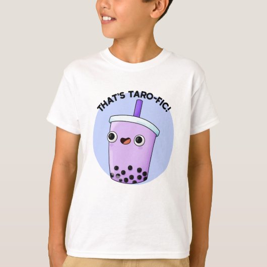 Tarofic Boba Tea Punおもしろいです Tシャツ (正面)