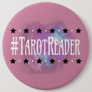 #Tarotの読者のピンク6 inに。 ボタン 缶バッジ