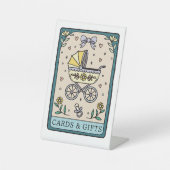 Tarot Baby Shower Cards and Gifts Table 台座サイン (正面)