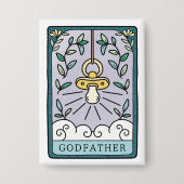 Tarot Baby Shower Godfather 缶バッジ (正面)