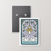 Tarot Baby Shower Godfather 缶バッジ (正面/裏面)