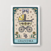 Tarot Baby Shower Grandma 缶バッジ (正面)