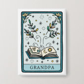 Tarot Baby Shower Grandpa 缶バッジ (正面)