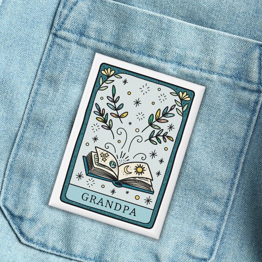 Tarot Baby Shower Grandpa 缶バッジ