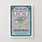 Tarot Baby Shower Nana Grandmother 缶バッジ (正面)