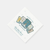 Tarot Baby Shower Personalized Paper Napkin スタンダードカクテルナプキン (角)