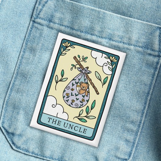 Tarot Baby Shower Uncle 缶バッジ