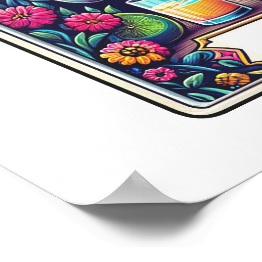 Tarot Bar Art  ポスター (角)