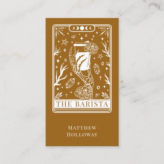Tarot  Barista Business Card 名刺 (正面)