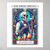 Tarot Bartender Bar Dead Serious Cocktails  ポスター (正面)