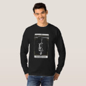 Tarot Card - Hanged Man - Skull, Skeleton Tシャツ (正面フル)