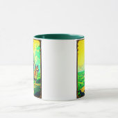 Tarot Card Illustration, The Fool マグカップ (中央)