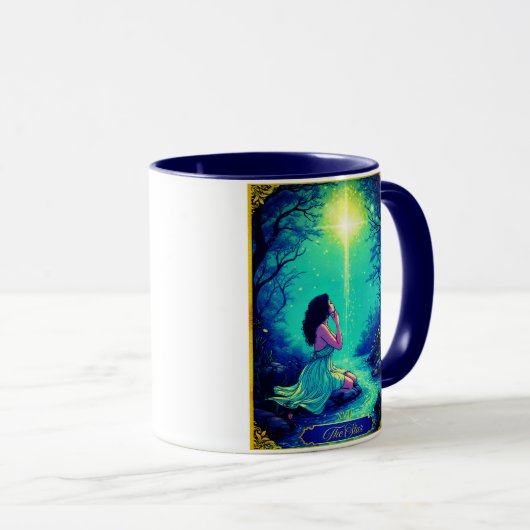 Tarot Card Illustration, The Star マグカップ (正面右)