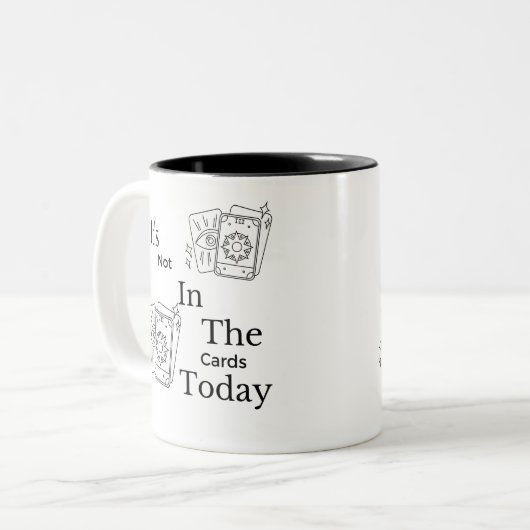 Tarot Card Mug ツートーンマグカップ (正面左)