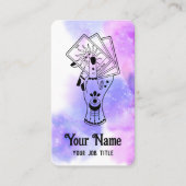 Tarot Card Reader Psychic Spiritual Business Card 名刺 (正面)