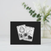 Tarot Card Sin and Moon, Cat ポストカード (スタンド正面)