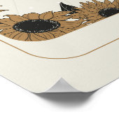 Tarot Card Table 10 Seating Plan Wedding Sun Moon  ポスター (角)