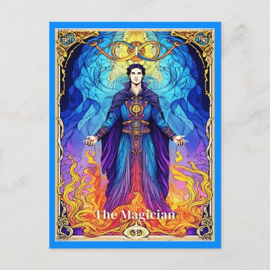 Tarot Card The Magician ポストカード (正面)