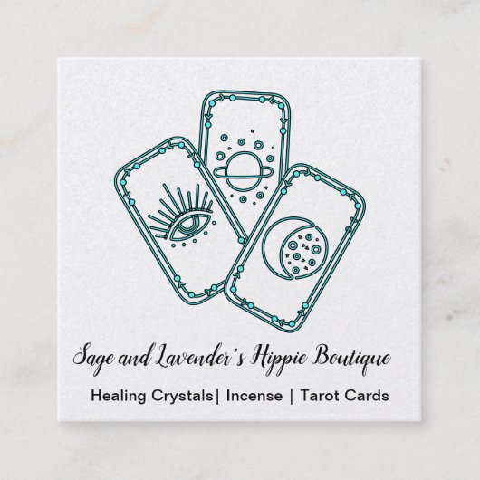 Tarot Cards スクエア名刺 (正面)