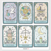Tarot Cards Baby Shower Stickers シール (シート)