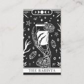 Tarot Charcoal Gray Barista 名刺 (正面)