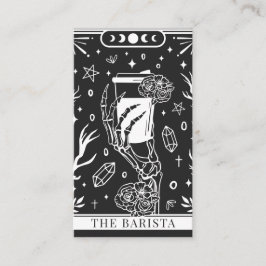 Tarot Charcoal Gray Barista 名刺