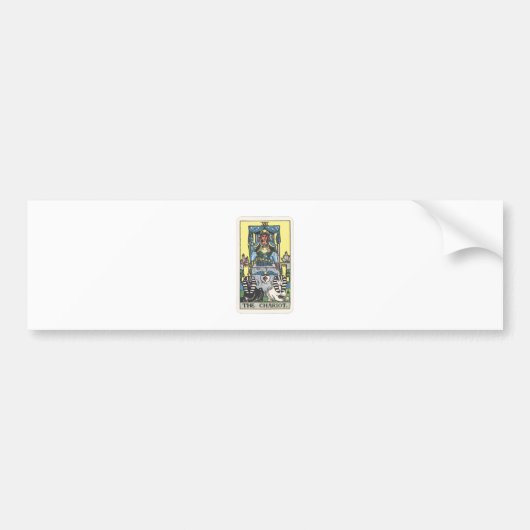 Tarot Der Wagen The Chariot バンパーステッカー (正面)