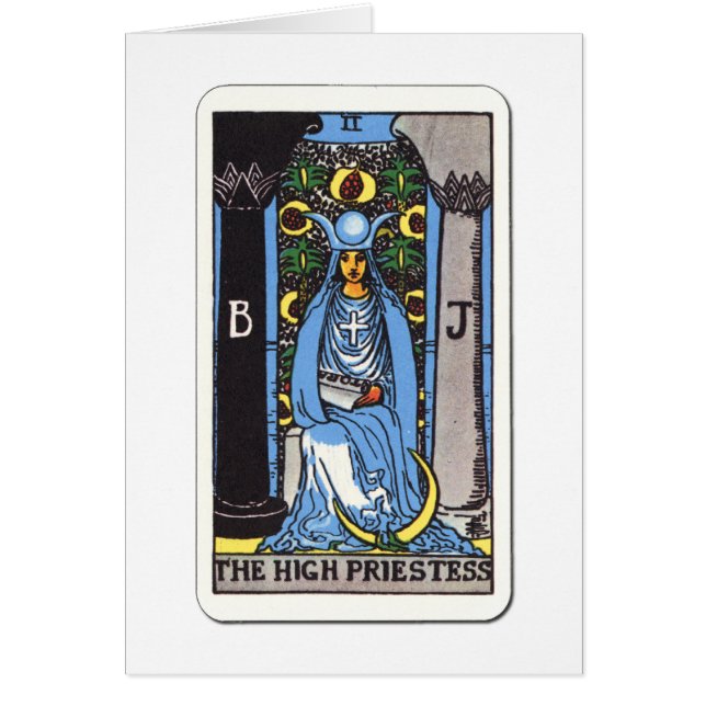 Tarot Die Hohepriesterin The High Priestess (正面)