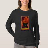 Tarot Dumpster Fire  Fortune Teller Tシャツ (正面)