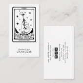 Tarot Esthetician Branding 名刺 (正面/裏面)